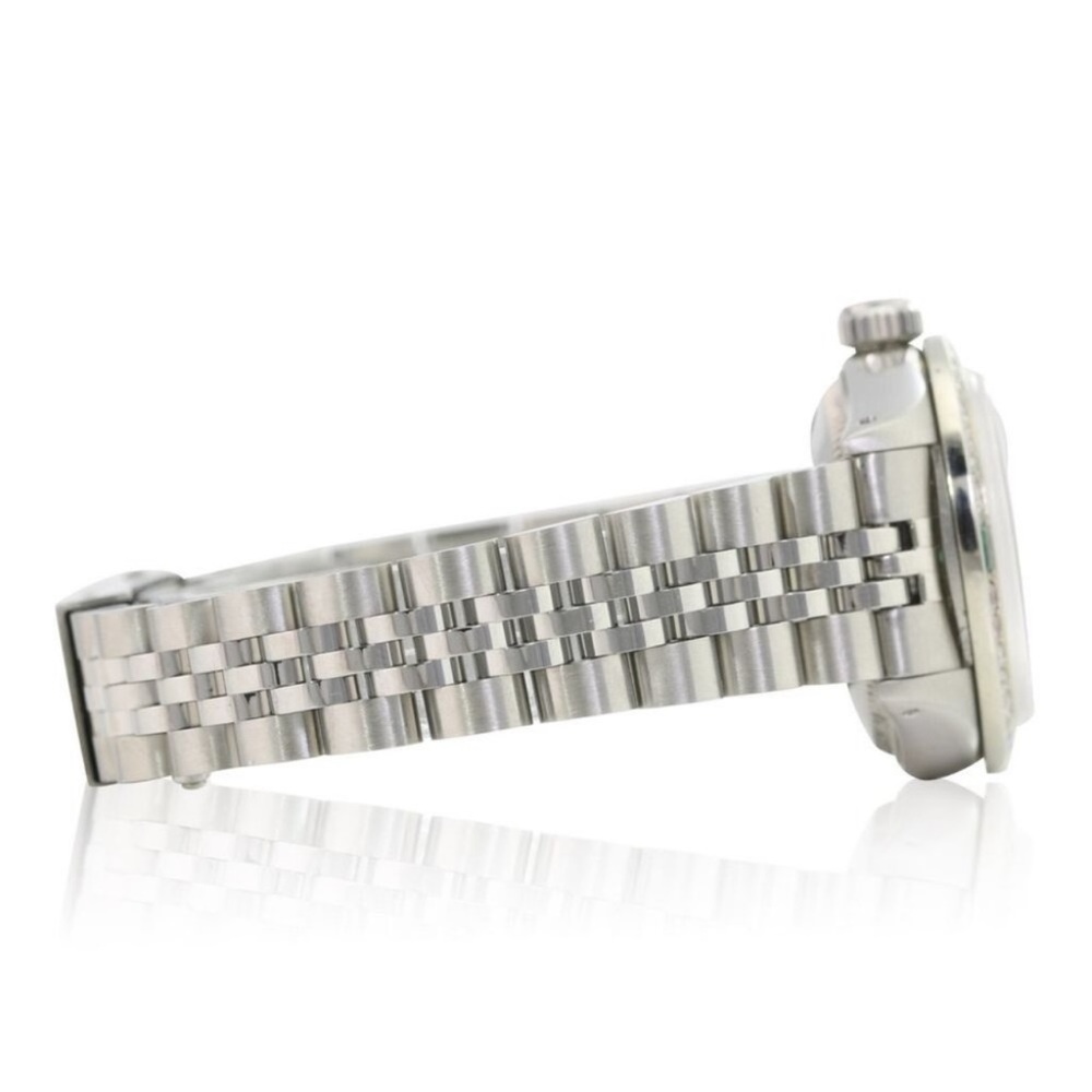 ROLEX DATEJUST LADIES WATCH FACTORY ROLEX SILVER DIAMOND DIAL JUBILEE BAND 69174 - Picture 4 of 6
